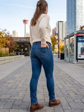 Levi's Classic Blue Skinny Jeans
